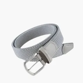 3.5cm Woven Elastic Belt (Grey + White)