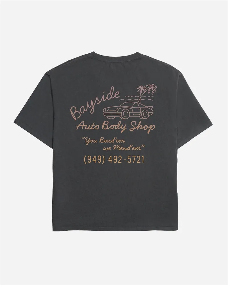 Bayside Auto Boxy Tee Vintage Black