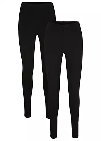 bonprix Pack of 2 Leggings | Kaleidoscope