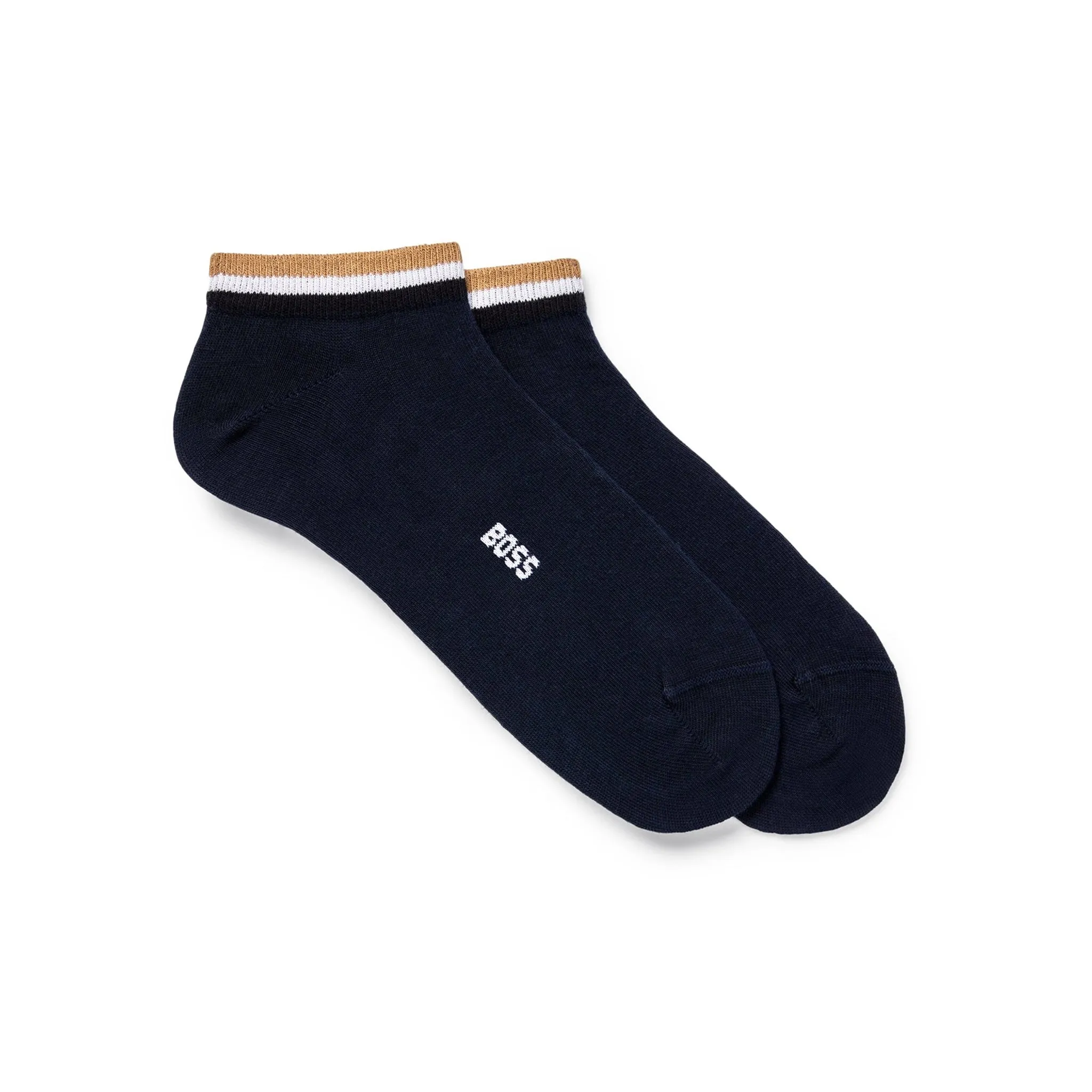 BOSS 2 Pair Signature Stripe Ankle Socks