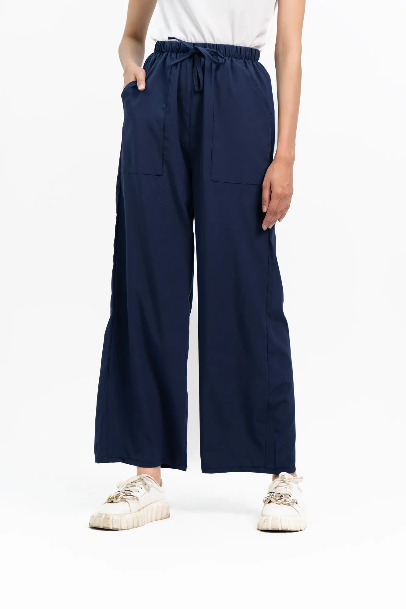 Drawstring Pant - Navy Blue