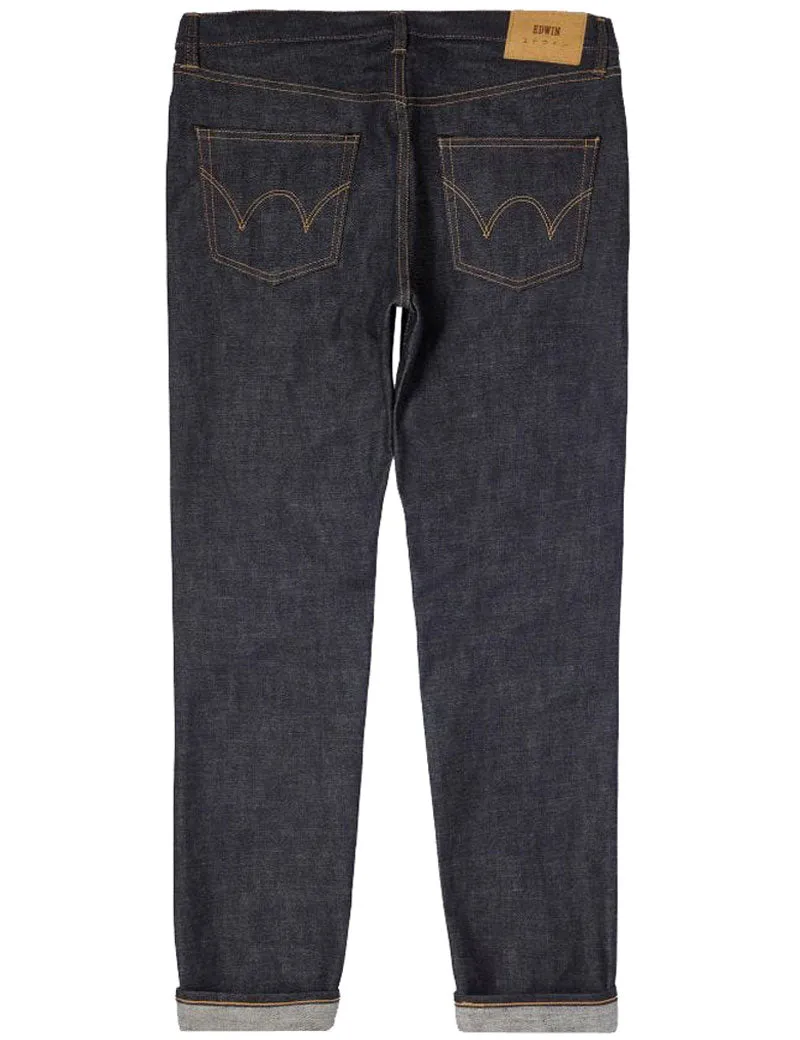Edwin Regular Tapered Jeans Dark Pure Blue Unwashed