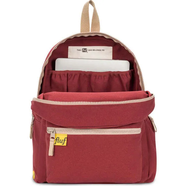 Fluf B Pack Backpack, Vintage Burgundy