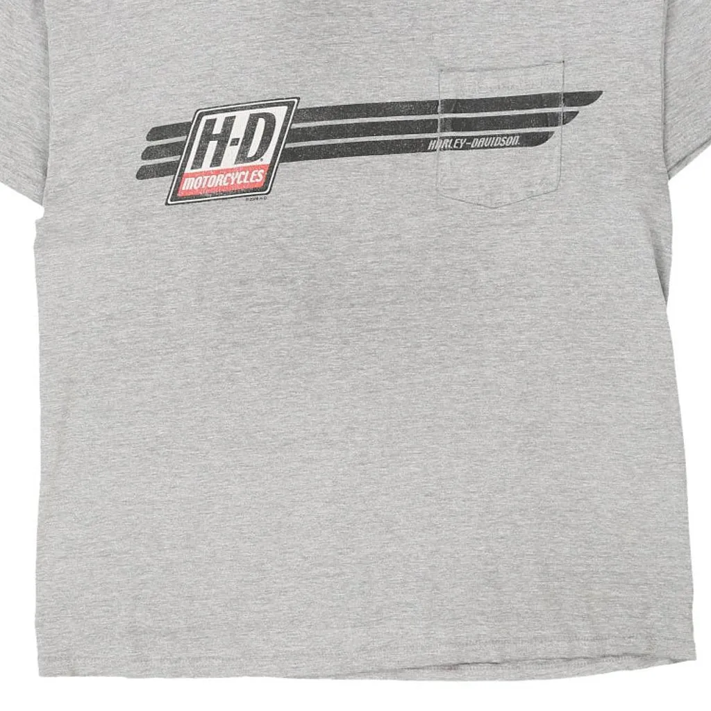 Harley Davidson T-Shirt - XL Grey Cotton