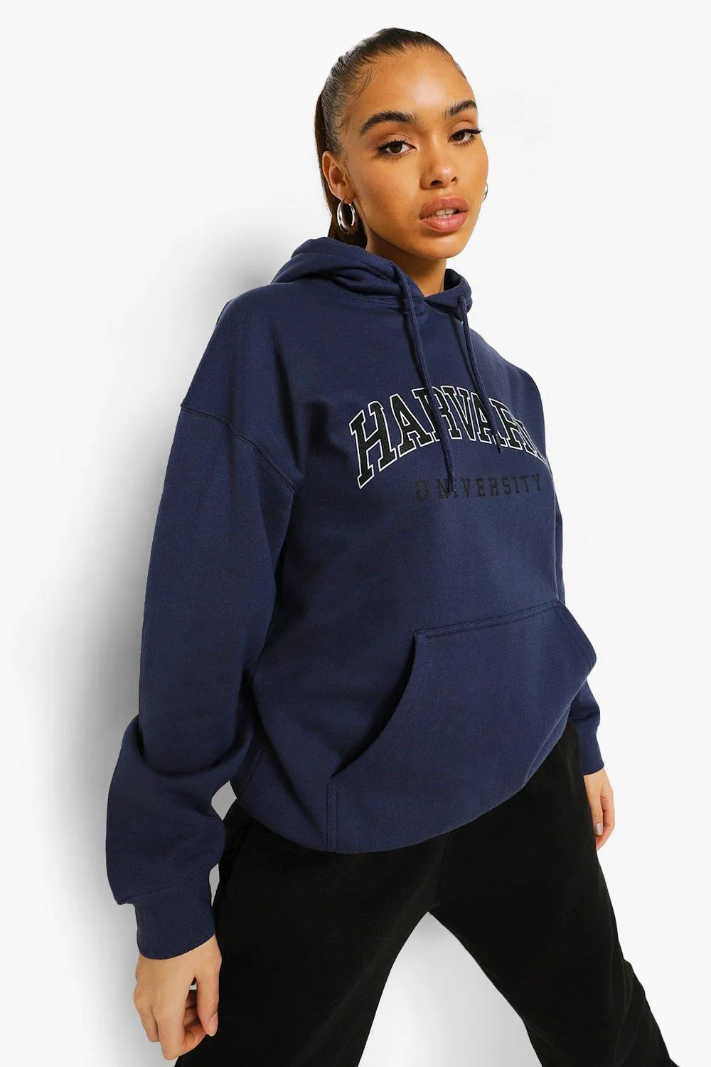 Harvard License Print Hoodie