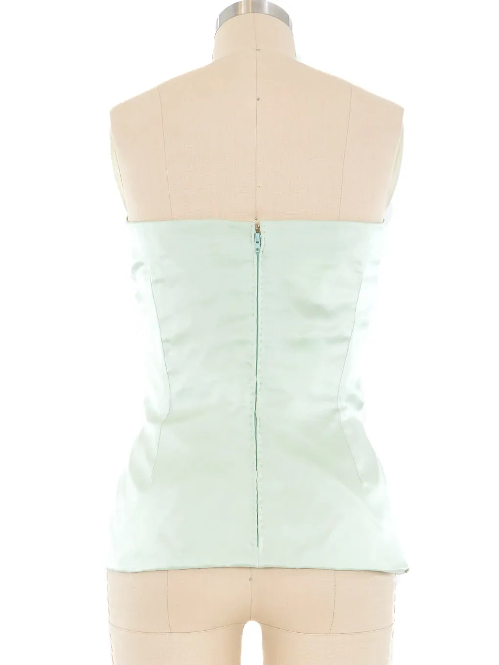 Jean-Louis Scherrer Mint Strapless Top