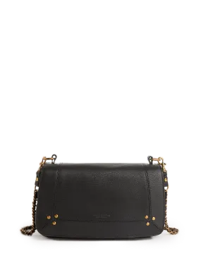 JÉRÔME DREYFUSS  Bobi leather shoulder bag - Black