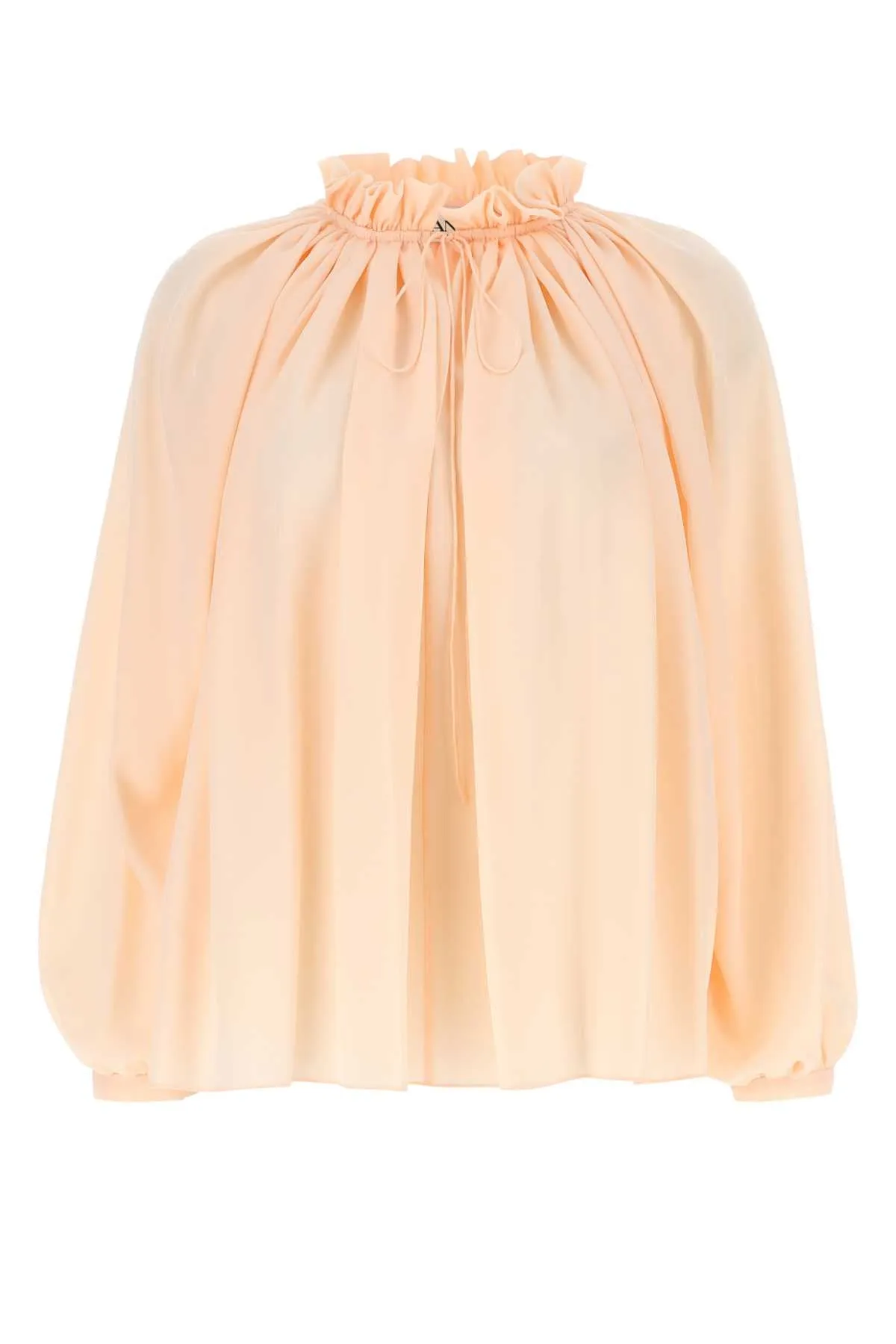 Lanvin Pastel Pink Crepe Blouse