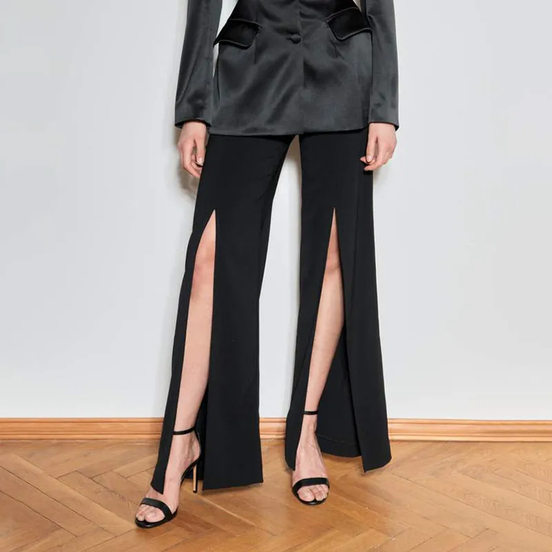 LINA HIGH WAISTED FLARED PANTS