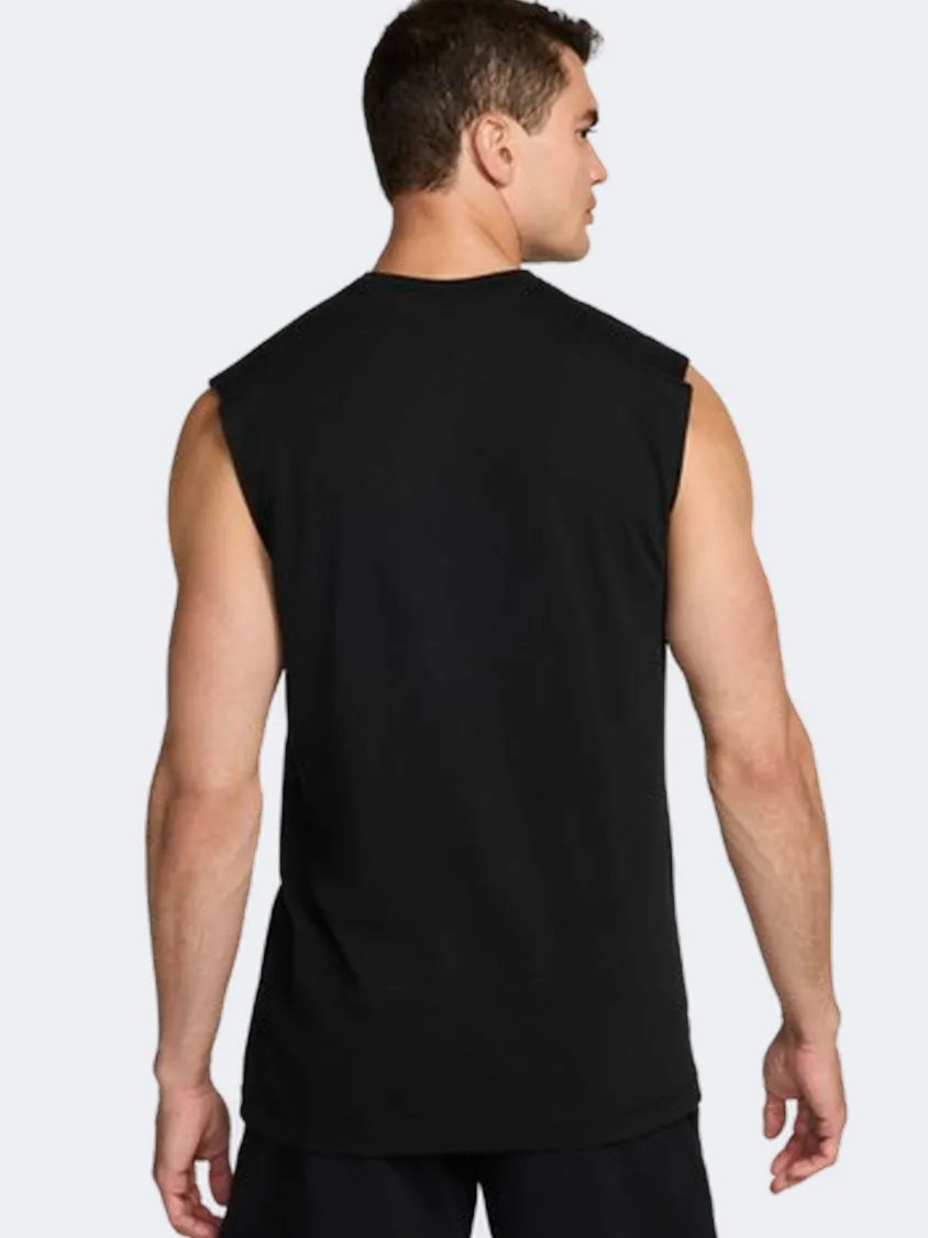 Nike Df Sl Swoosh Men Training T-Shirt Black/White