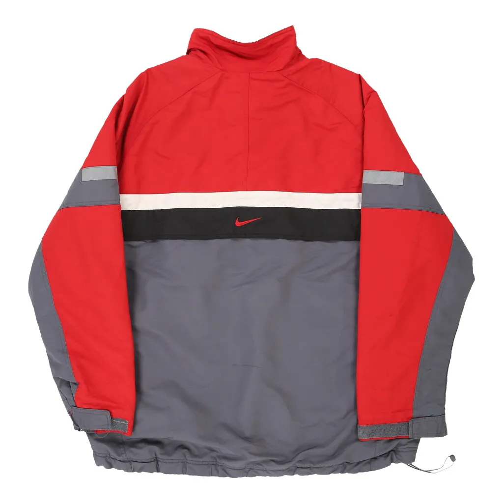 Nike Jacket - Large Grey Polyester