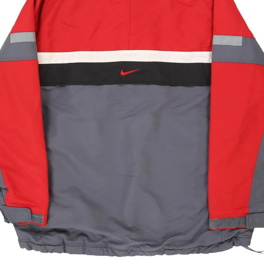 Nike Jacket - Large Grey Polyester