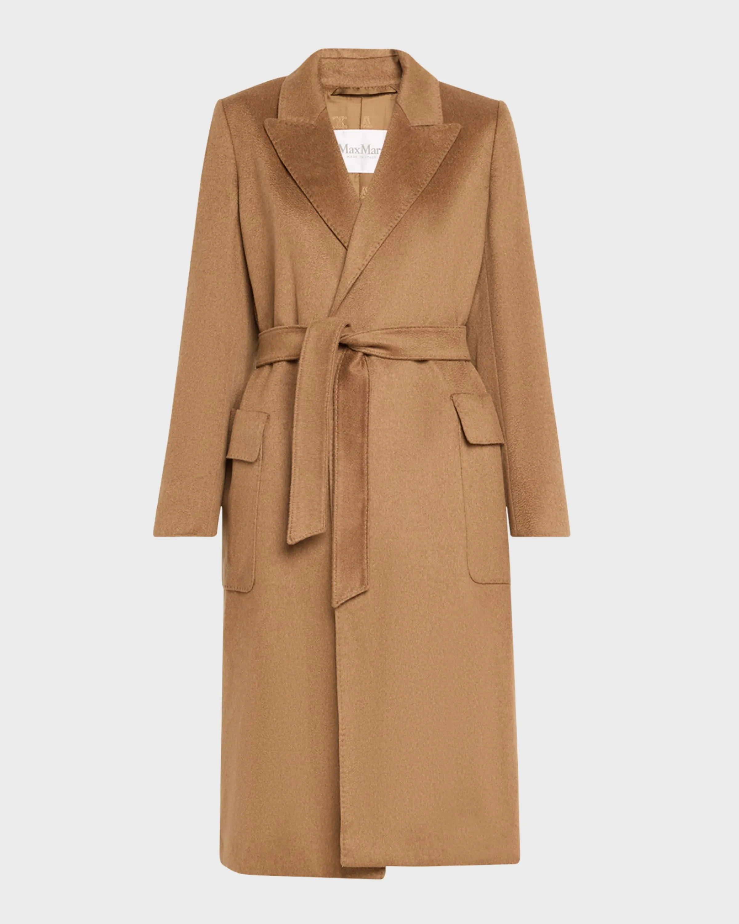 Nyssa Belted Cashmere Coat