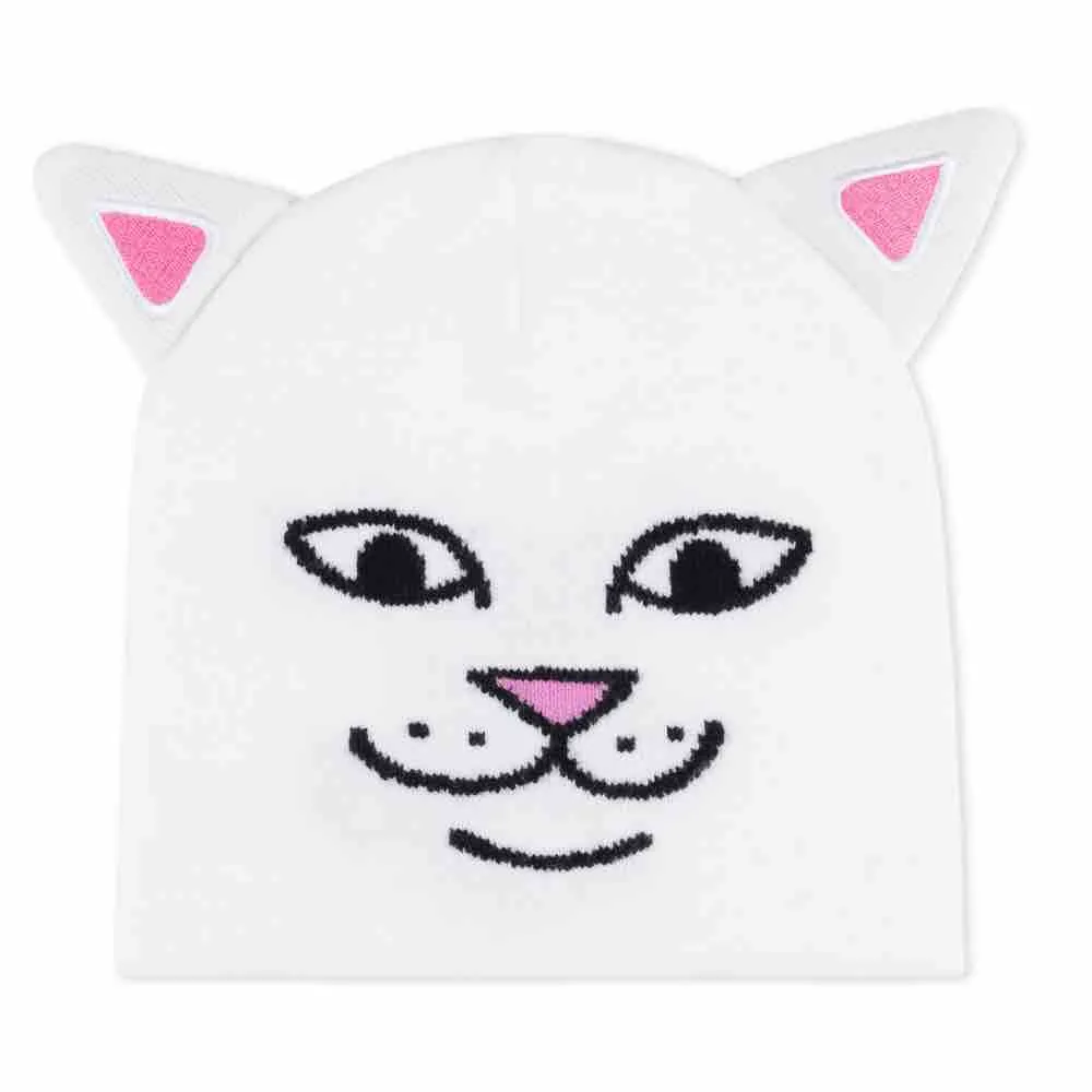RipNDip Nerm Face Beanie White