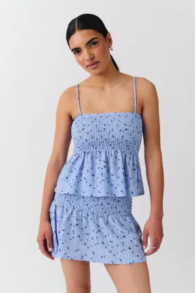 Short smock skirt