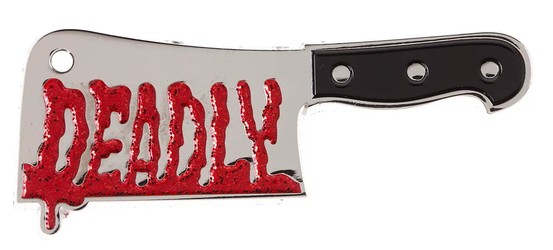 Sourpuss Deadly Cleaver Enamel Pin