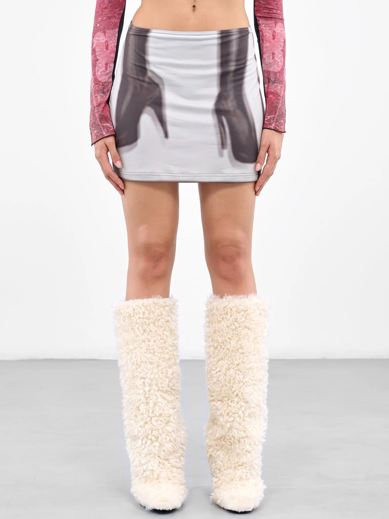 Stiletto Mini Skirt (STILETTO-MINI-SKIRT-PRINT-MULT)