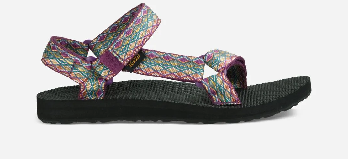 Teva Women's Original Universal Miramar Fade Dark Purple Multi Sandal