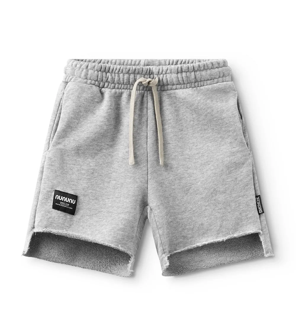 unbalanced sweatshorts